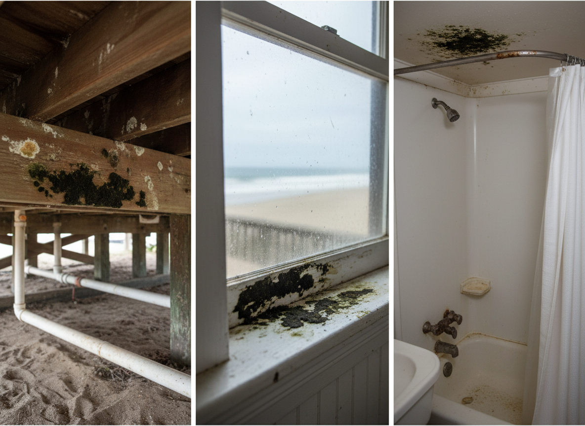 Common Mold Hotspots in Cardiff By The Sea Beachside Homes