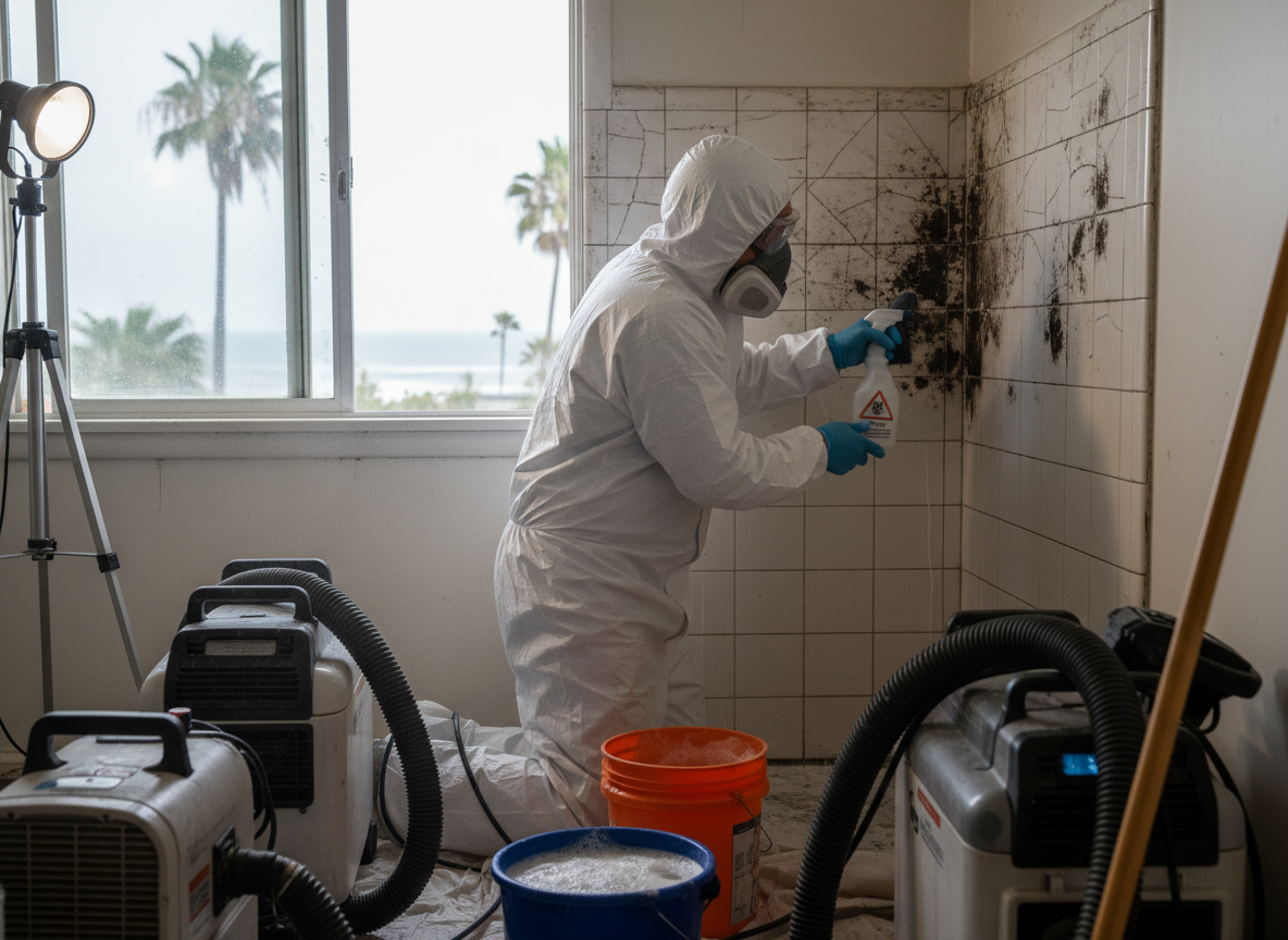 Bathroom Mold Removal Service in Cardiff by the Sea, Califronia