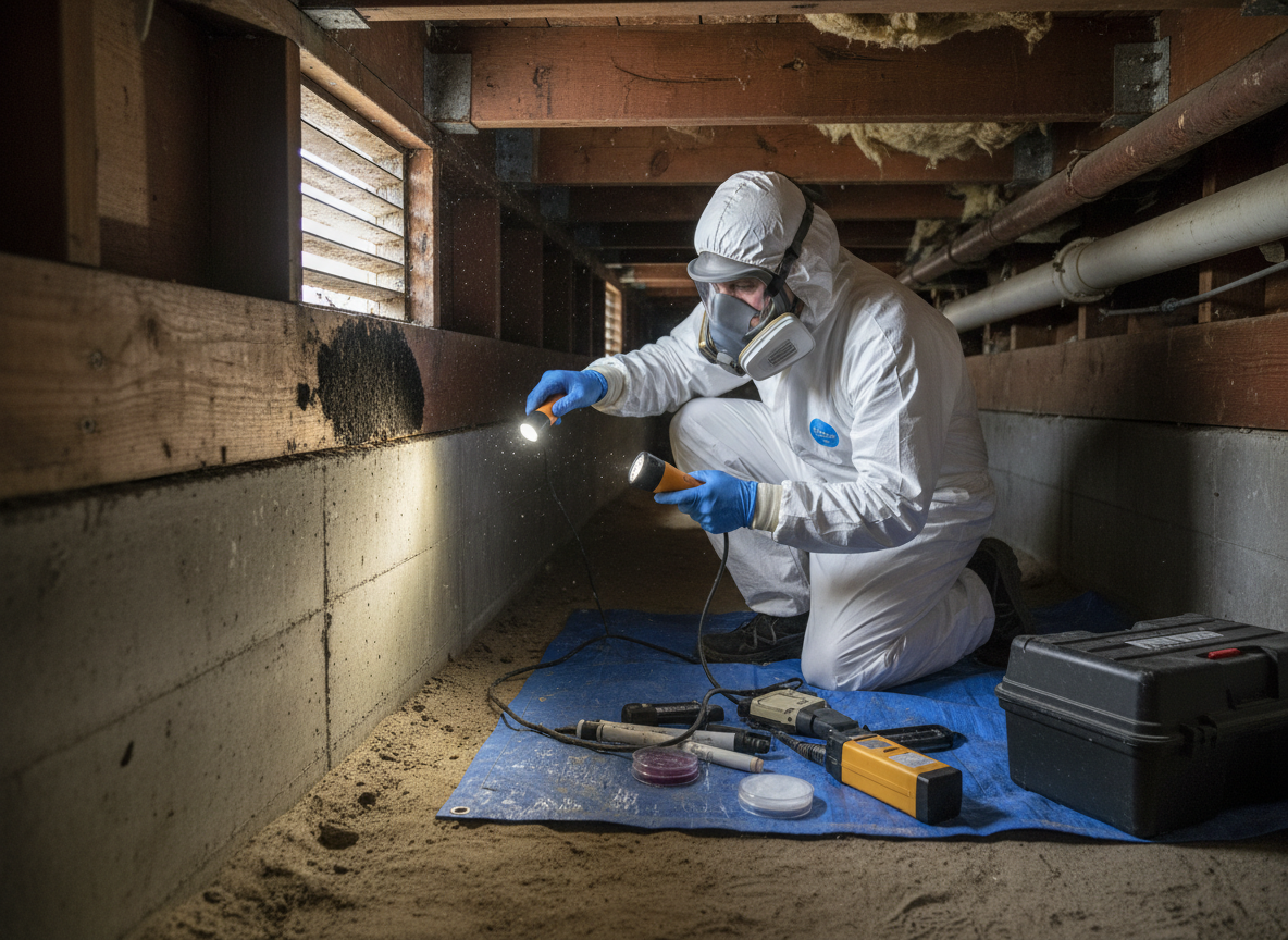 Black Mold Inspection in Cardiff by the Sea, Califronia