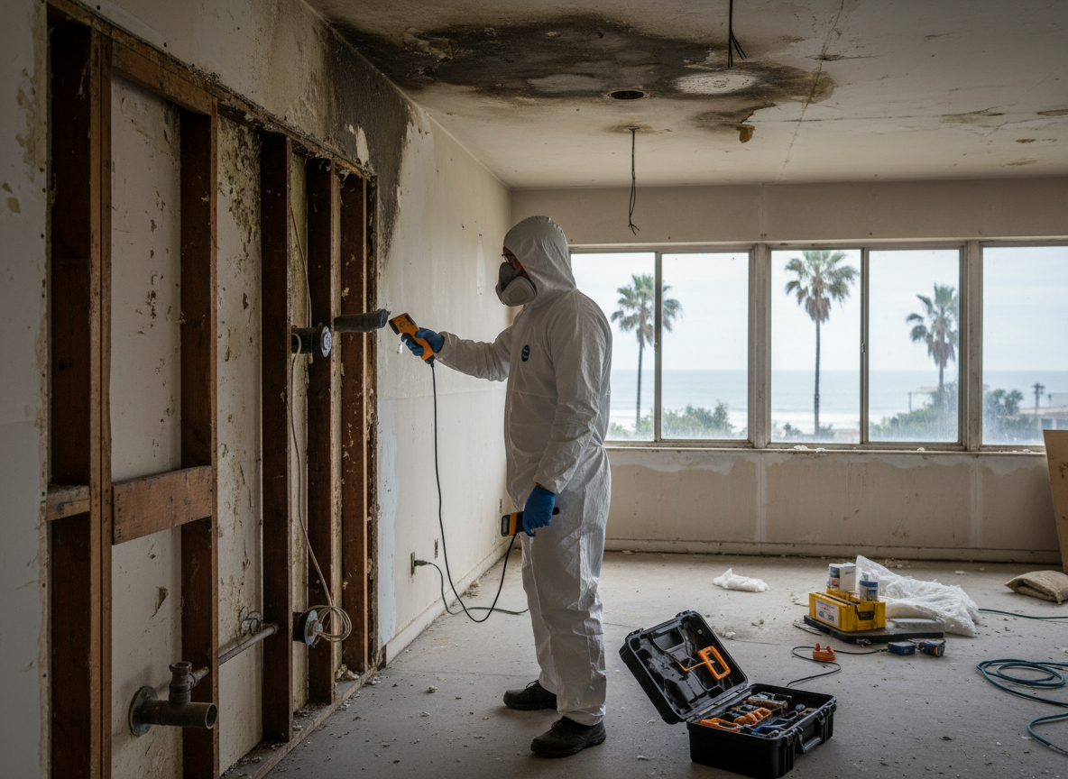 Commercial Mold Inspection in Cardiff by the Sea, Califronia