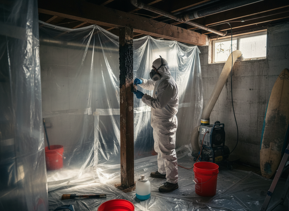 Mold Remediation Service Cardiff by the Sea in Olivenhain, Califronia 92024