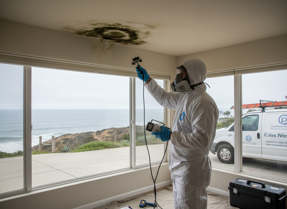 Mold Spore Testing in Cardiff by the Sea, Califronia