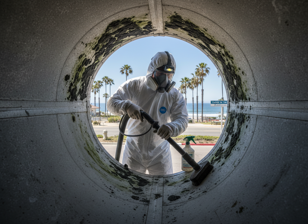 Ventilation Mold Remediation in Cardiff by the Sea, Califronia
